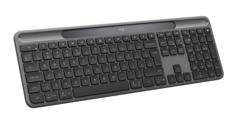 Logitech Signature Slim Solar+ K980 klawiatura Uniwersalne RF Wireless + Bluetooth QWERTY UK międzynarodowy Grafitowy