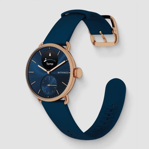 Zegarek Withings Scanwatch 2 - zegarek z funkcją EKG, pomiarem pulsu i SPO2 oraz mierzeniem aktywności fizycznej i snu (38mm, bl