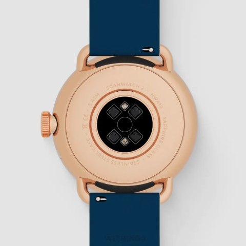 Zegarek Withings Scanwatch 2 - zegarek z funkcją EKG, pomiarem pulsu i SPO2 oraz mierzeniem aktywności fizycznej i snu (38mm, bl