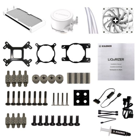 Cooler Wasserkühlung Xilence LQ240.W.ARGB White ARGB