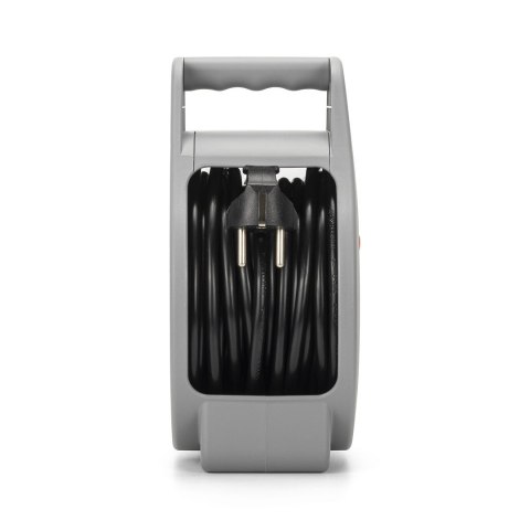 MONTIS PRZEDŁUŻACZ DOMOWY ZWIJANY Z DWOMA GNIAZDAMI USB TYPU A+C 10M SZARY MT188