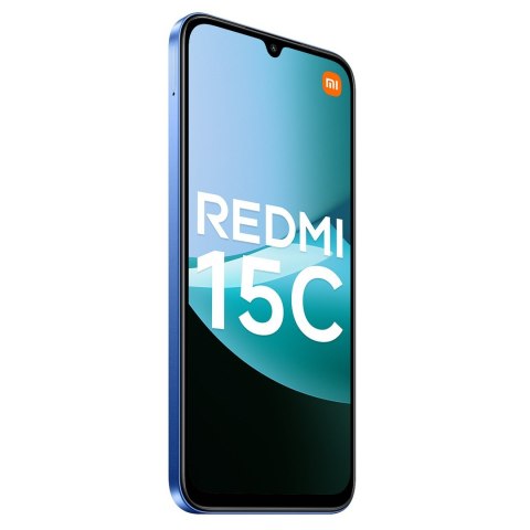 Smartfon Xiaomi Redmi 15C 4G, Księżycowy błękit, 6,9", Wyświetlacz LCD IPS, 720 x 1600, Mediatek, RAM 4 GB, 128 GB, Dwie karty S