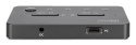 Stacja dokująca dysków z funkcją klonowania | USB-C 3.2 Gen2 10Gbps | SSD M.2 NVMe (max. 2x 4TB) | Funkcja Offline Clone | Czarn