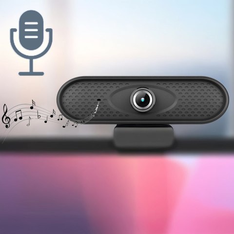 NANORS KAMERKA INTERNETOWA USB HD 1080P (1920X1080) Z WBUDOWANYM MIKROFONEM, DŁUGOŚĆ PRZEWODU 1,7M 25FPS RS680