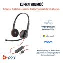 Słuchawki Poly Blackwire 3220 Stereo USB-C Black Headset +USB-C/A Adapter (Box) 8X228AA