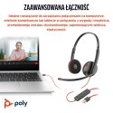 Słuchawki Poly Blackwire 3220 Stereo USB-C Black Headset +USB-C/A Adapter (Box) 8X228AA