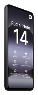 Xiaomi Redmi Note 14 16,9 cm (6.67") Hybrid Dual SIM 4G USB Type-C 6/ 128 GB 5500 mAh Czarny