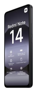 Xiaomi Redmi Note 14 16,9 cm (6.67") Hybrid Dual SIM 4G USB Type-C 6/ 128 GB 5500 mAh Czarny