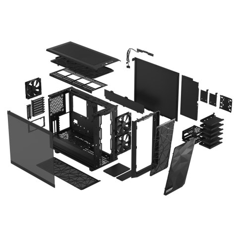 Fractal Design Meshify 2 Tower Czarny
