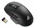 Mysz optyczna RGB Skiller SGM50W czarna + stacja