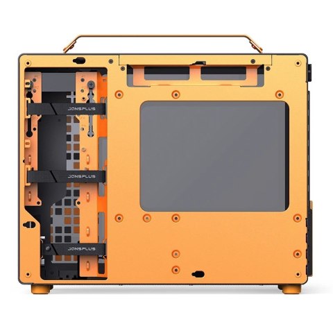 Obudowa komputerowa JONSPLUS MATX Handle Case Z20 - Black-Orange