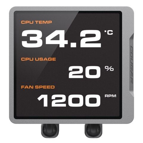 COUGAR CGR-PSDVPRGB-B-240 Procesor Chłodnica cieczy all-in-one 12 cm Czarny
