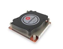 Inter-Tech Q-7 Procesor Chłodnica powietrza 8 cm Czarny 1 szt.