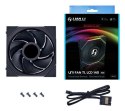 Lian Li Uni Fan TL LCD Obudowa komputera, Procesor Wentylator 14 cm Czarny 1 szt.