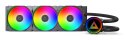 Montech LightFlow ARGB 360 Procesor Chłodnica cieczy all-in-one 12 cm Czarny 1 szt.
