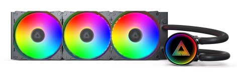 Montech LightFlow ARGB 360 Procesor Chłodnica cieczy all-in-one 12 cm Czarny 1 szt.