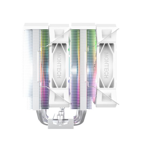 Montech NX600 ARGB Procesor Chłodnica powietrza 12 cm Biały 1 szt.
