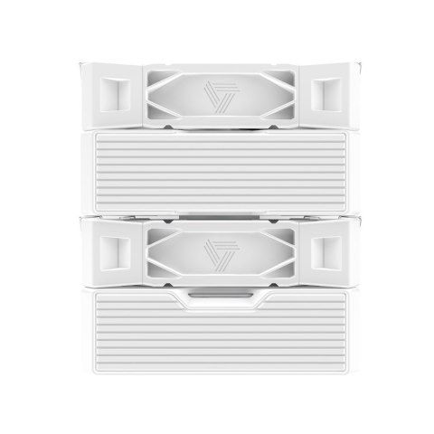 Montech NX600 Procesor Chłodnica powietrza 12 cm Biały 1 szt.