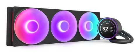 NZXT Kraken Elite 420 RGB Procesor Chłodnica cieczy all-in-one 14 cm Czarny 1 szt.