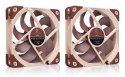 Noctua NF-A12X25 G2 PWM SX2-PP system chłodzenia komputerów Obudowa komputera Wentylator 12 cm Beżowy 2 szt.