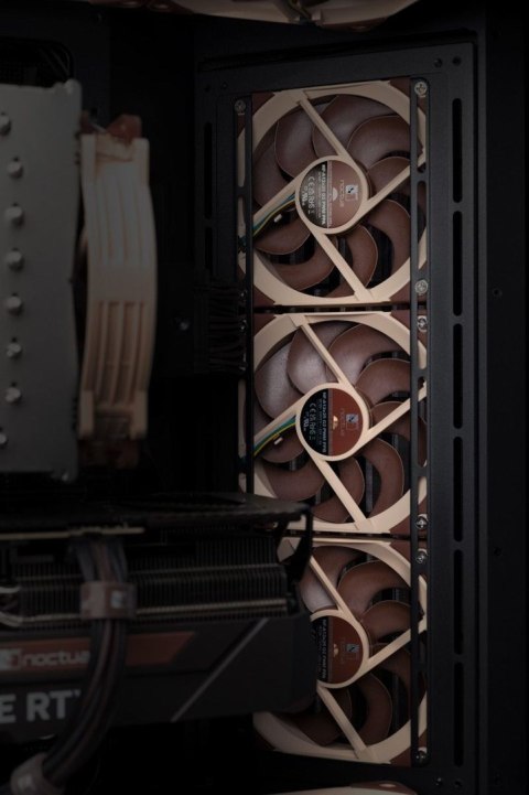 Noctua NF-A12X25 G2 PWM SX2-PP system chłodzenia komputerów Obudowa komputera Wentylator 12 cm Beżowy 2 szt.