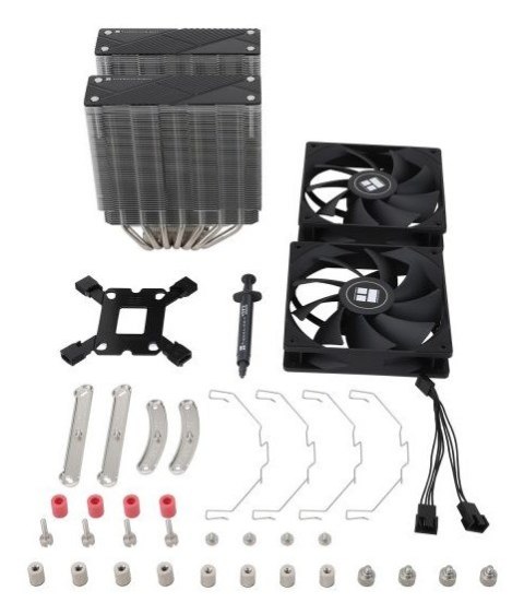 Thermalright Phantom Spirit 120 Procesor Chłodnica powietrza 12 cm Czarny 1 szt.