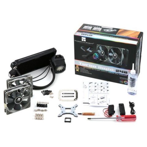 Thermalright Turbo Right 240C Procesor Chłodnica cieczy all-in-one 12 cm Czarny