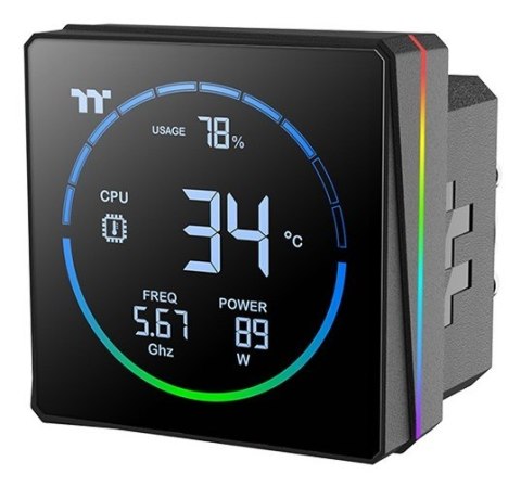 Thermaltake TH240-S V3 ARGB Procesor Chłodnica cieczy all-in-one 12 cm Czarny 1 szt.