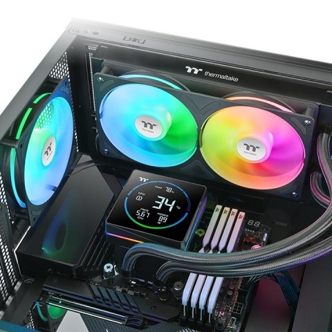 Thermaltake TH240-S V3 ARGB Procesor Chłodnica cieczy all-in-one 12 cm Czarny 1 szt.