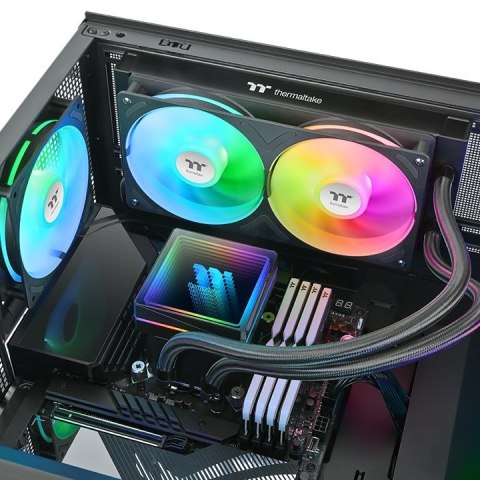 Thermaltake TH240 V3 ARGB Procesor Chłodnica cieczy all-in-one 12 cm Czarny 1 szt.