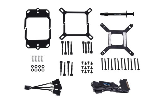 Alphacool 11999 system chłodzenia komputerów Procesor Chłodnica powietrza 12 cm Czarny 1 szt.