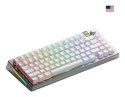 Glorious Gaming GMMK 3 PRO 75% Prebuilt klawiatura USB + RF Wireless + Bluetooth QWERTY US English Srebrny