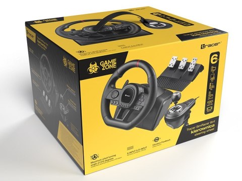 TRACER KIEROWNICA SIMRACER MANUAL GEARBOX 6 IN 1 (OUTLET)