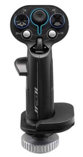 Thrustmaster Sol-R 3 AVA Add-On Grip Czarny USB Drążek sterowniczy Analogowa/Cyfrowa PC