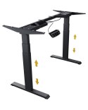 Biurko elektryczne z 2 nogami ICY BOX IB-EW206B-T