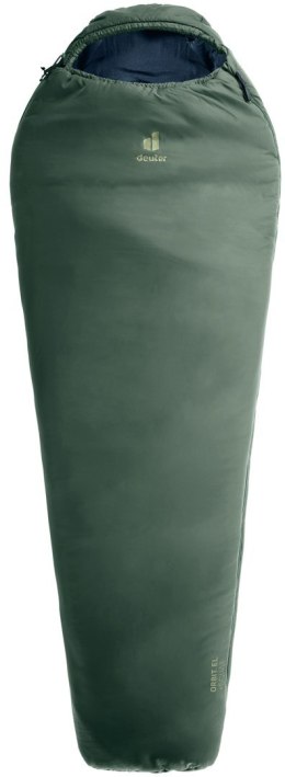Deuter Orbit EL +5C/41F Dorosły Śpiwór typu mumia Tkanina, Polietylenosulfon (PES), Ripstop Zielony