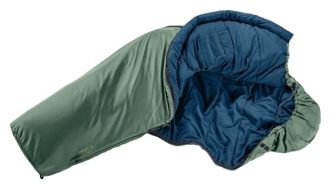 Deuter Orbit EL +5C/41F Dorosły Śpiwór typu mumia Tkanina, Polietylenosulfon (PES), Ripstop Zielony