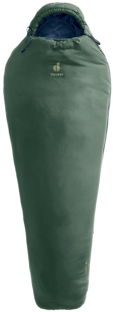Deuter Orbit SL 0C/32F Dorosły Śpiwór typu mumia Tkanina, Polietylenosulfon (PES), Ripstop Zielony