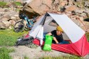 MSR Hubba Hubba Bikepack 1 os. Zielony, Czerwony, Biały Namiot trójkątny