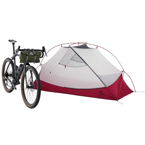 MSR Hubba Hubba Bikepack 1 os. Zielony, Czerwony, Biały Namiot trójkątny