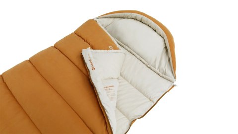 Outwell 230506 śpiwór Dorosły Śpiwór pół prostokątny Bawełna, Nylon, Poliester, Poliester pochodzący z recyklingu Żółty