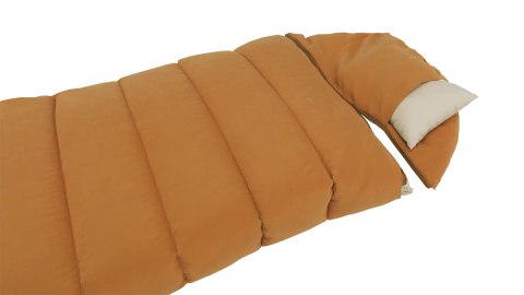 Outwell 230506 śpiwór Dorosły Śpiwór pół prostokątny Bawełna, Nylon, Poliester, Poliester pochodzący z recyklingu Żółty