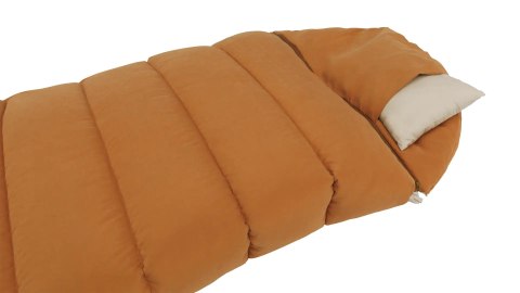 Outwell 230506 śpiwór Dorosły Śpiwór pół prostokątny Bawełna, Nylon, Poliester, Poliester pochodzący z recyklingu Żółty