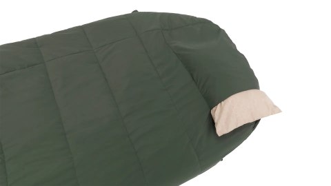 Outwell Caldera Lux Dorosły Śpiwór pół prostokątny Poliester Zielony