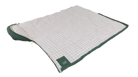 Outwell Camper Prime Dorosły Śpiwór pół prostokątny Bawełna, Poliester Zielony