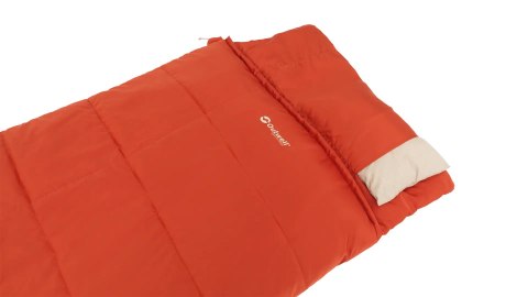 Outwell Contour Lux Dorosły Śpiwór prostokątny Poliester Czerwony