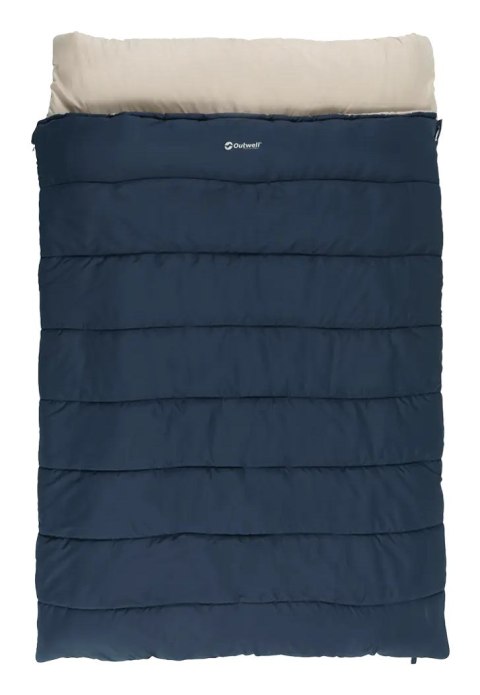 Outwell Contour Lux Double Dorosły Śpiwór prostokątny Poliester Niebieski