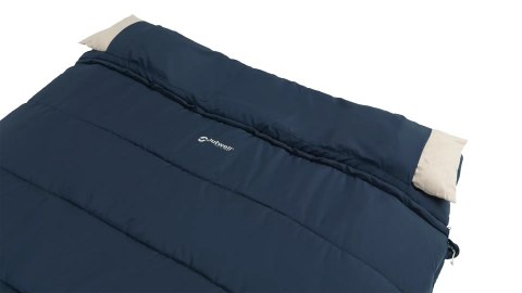 Outwell Contour Lux Double Dorosły Śpiwór prostokątny Poliester Niebieski