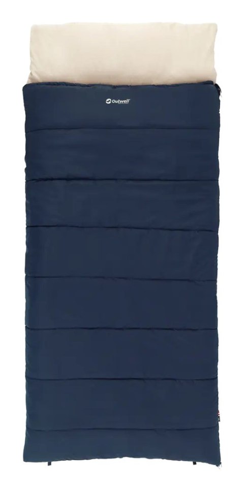 Outwell Contour Lux XL Dorosły Śpiwór prostokątny Poliester Niebieski