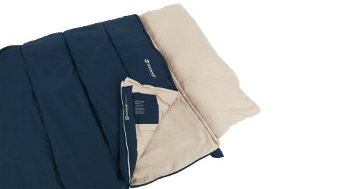 Outwell Contour Lux XL Dorosły Śpiwór prostokątny Poliester Niebieski